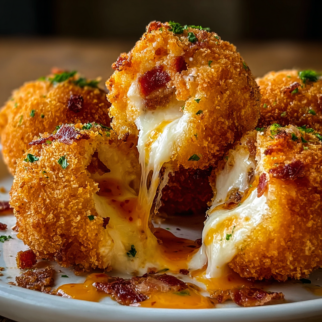 Finished buffalo bombs on a serving platter with sauce