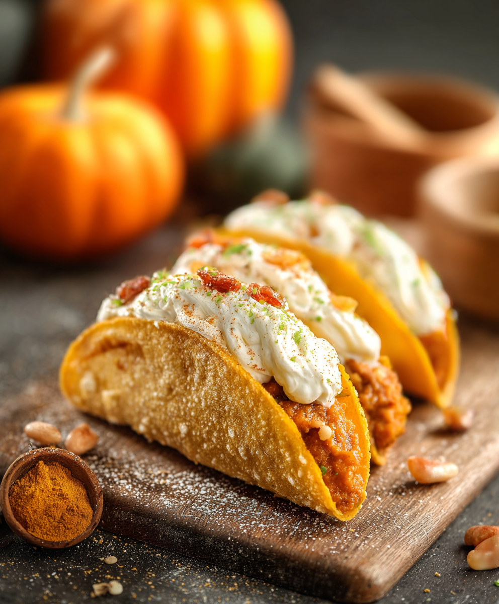 Pumpkin Pie Tacos