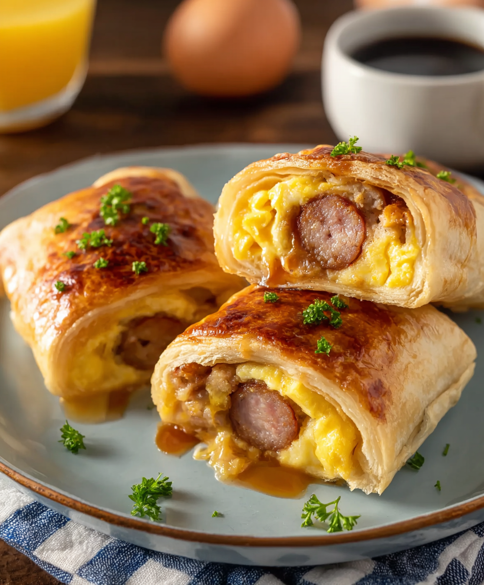 Sausage Egg Breakfast Rollups – Quick & Easy Morning Treat!