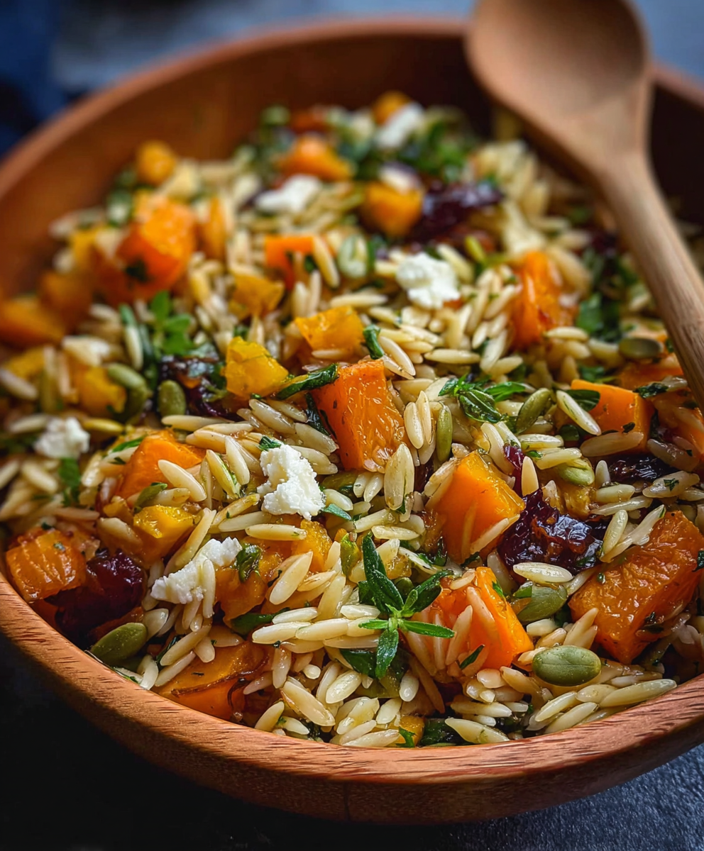 Fall Harvest Orzo Salad