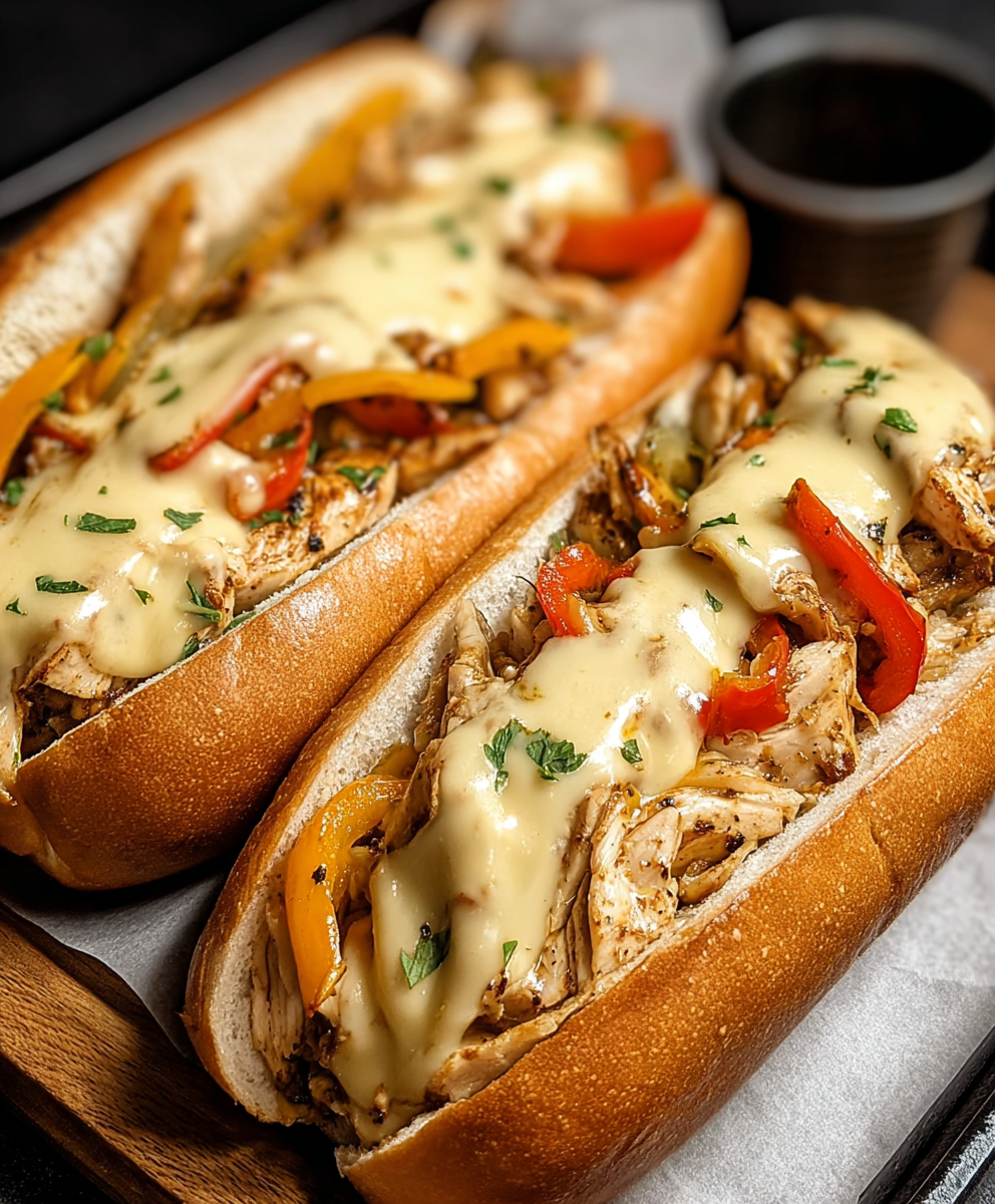 Chicken Philly Cheese Steaks