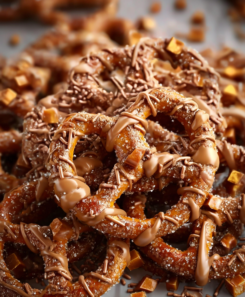 Butter Toffee Pretzels