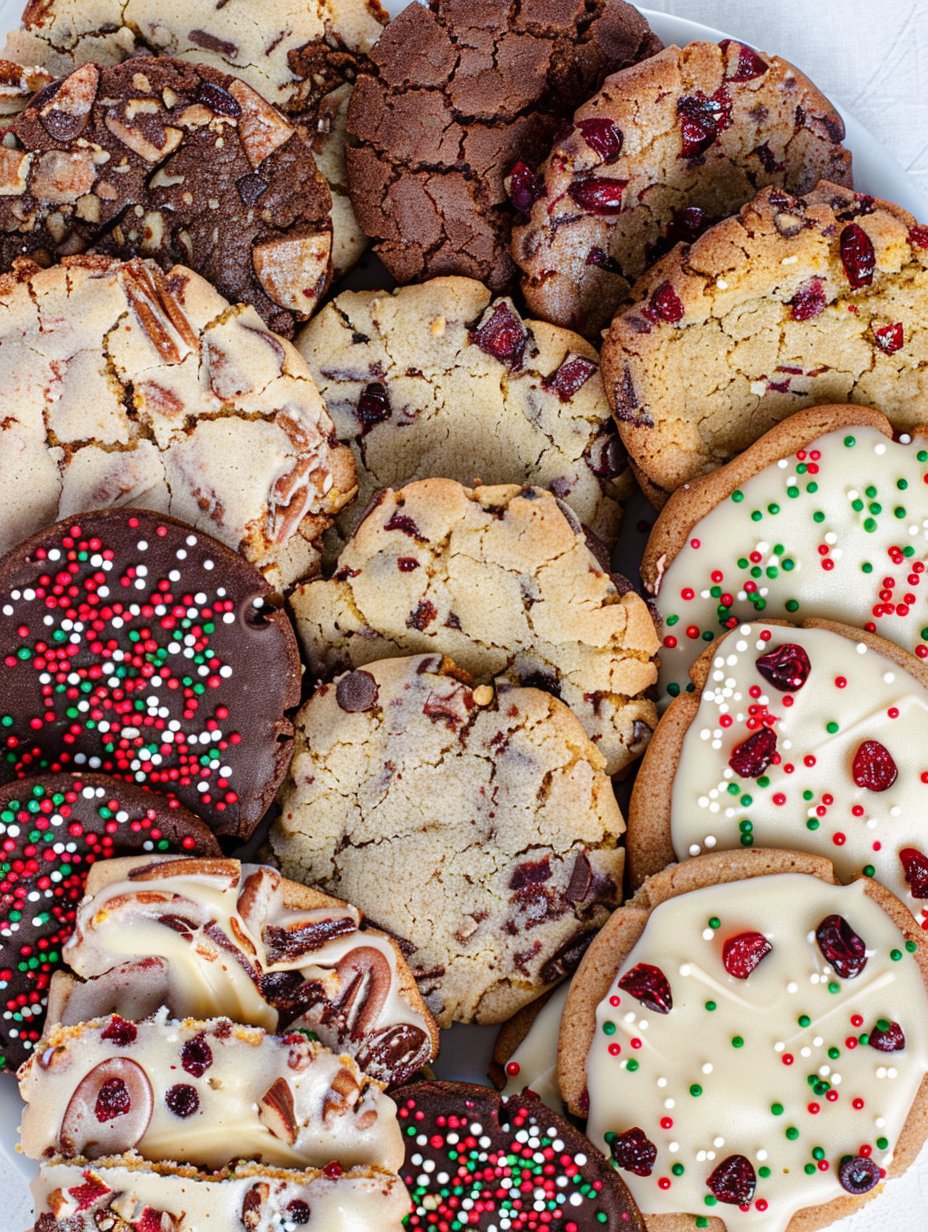 Christmas Slice & Bake Cookies (Holiday Cookie Box)