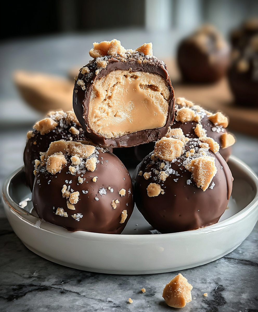 High Protein Frozen Peanut Butter Greek Yogurt Bites