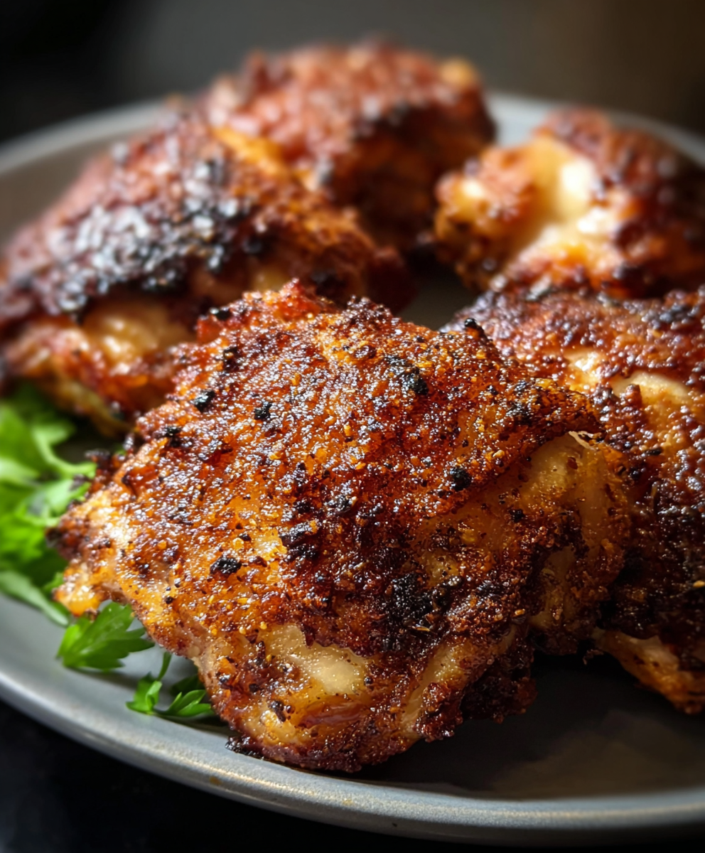 Close-up of golden panko crust