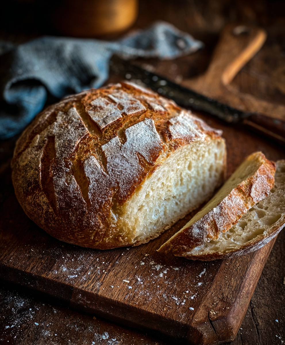 No Knead Gluten Free Bread