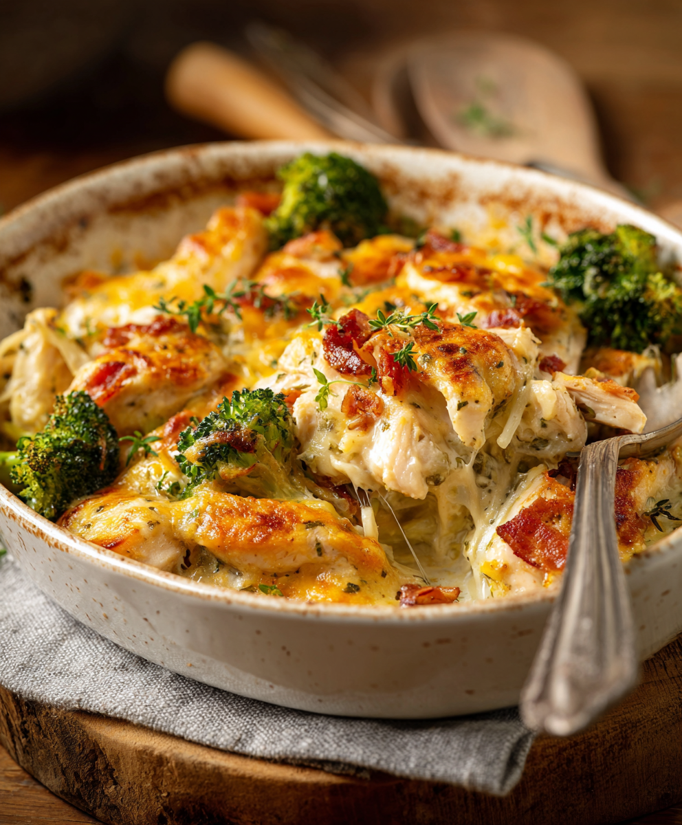 Easy Low Carb Chicken Casserole