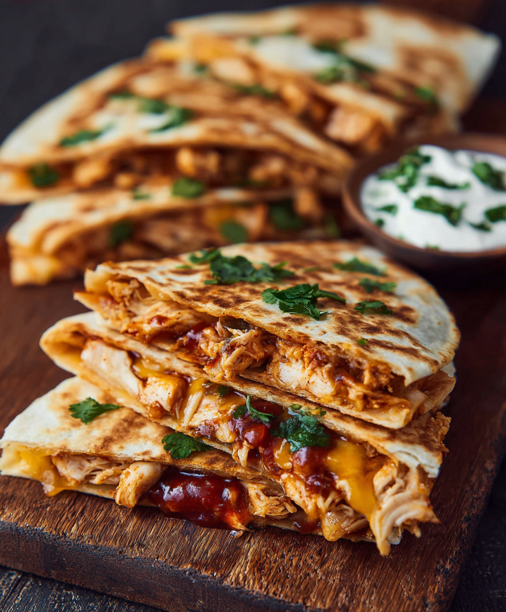 BBQ Chicken Quesadillas