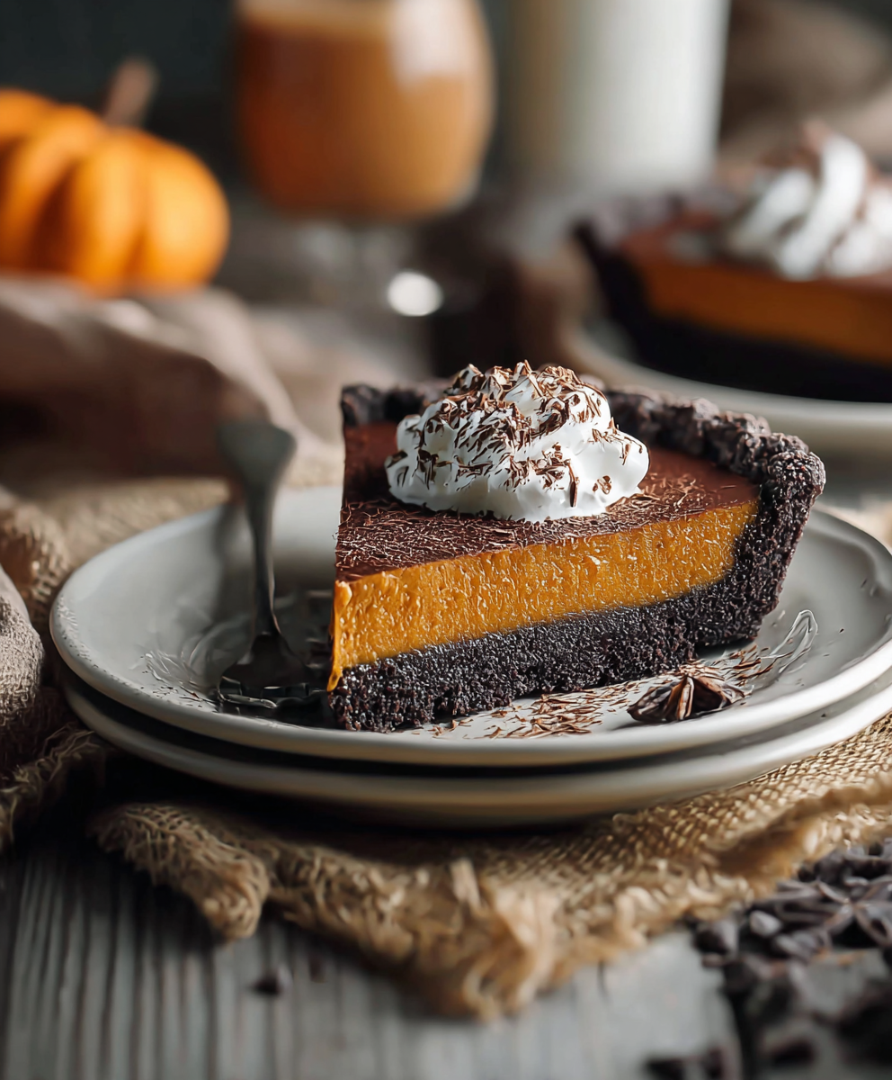 Crust and filling ingredients arranged