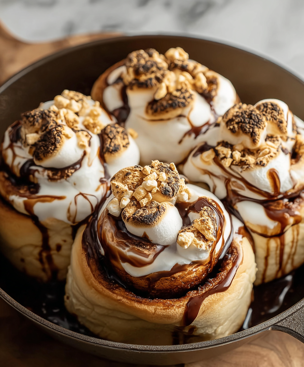 Gooey S’mores Rolls