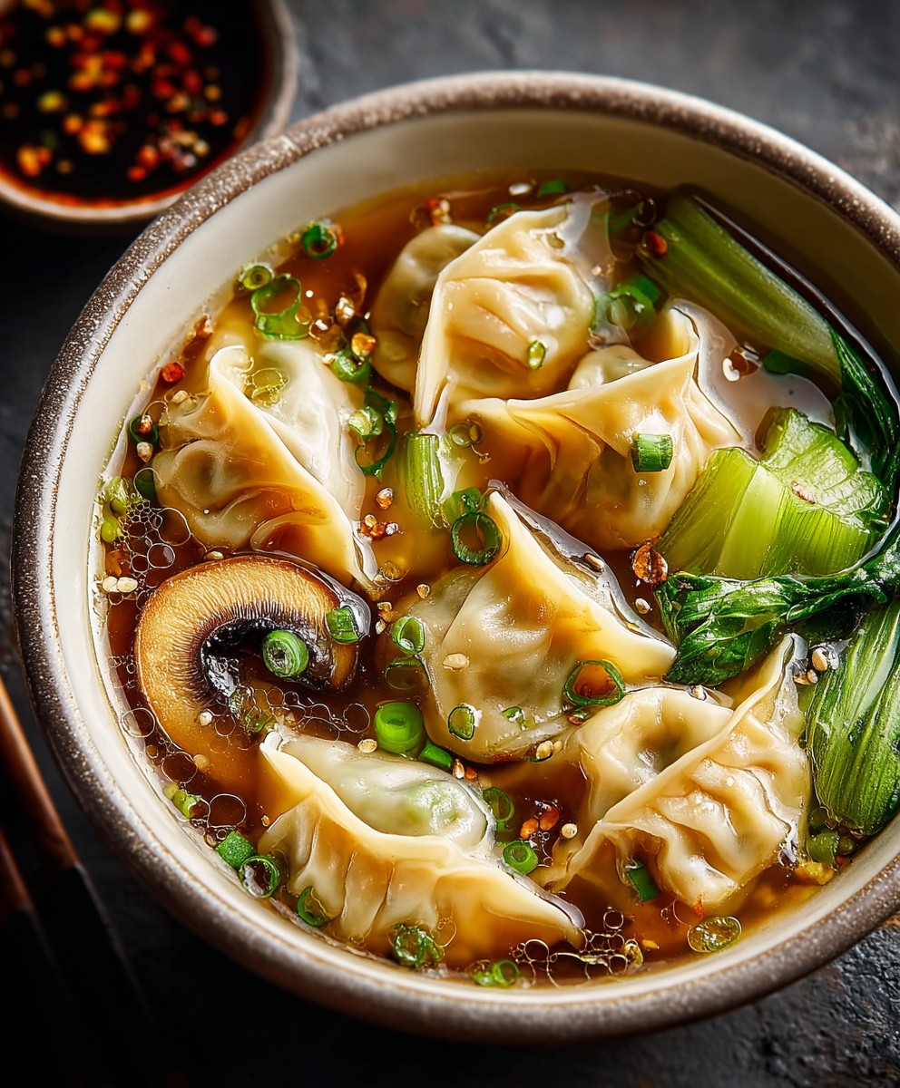Comforting Potsticker Soup