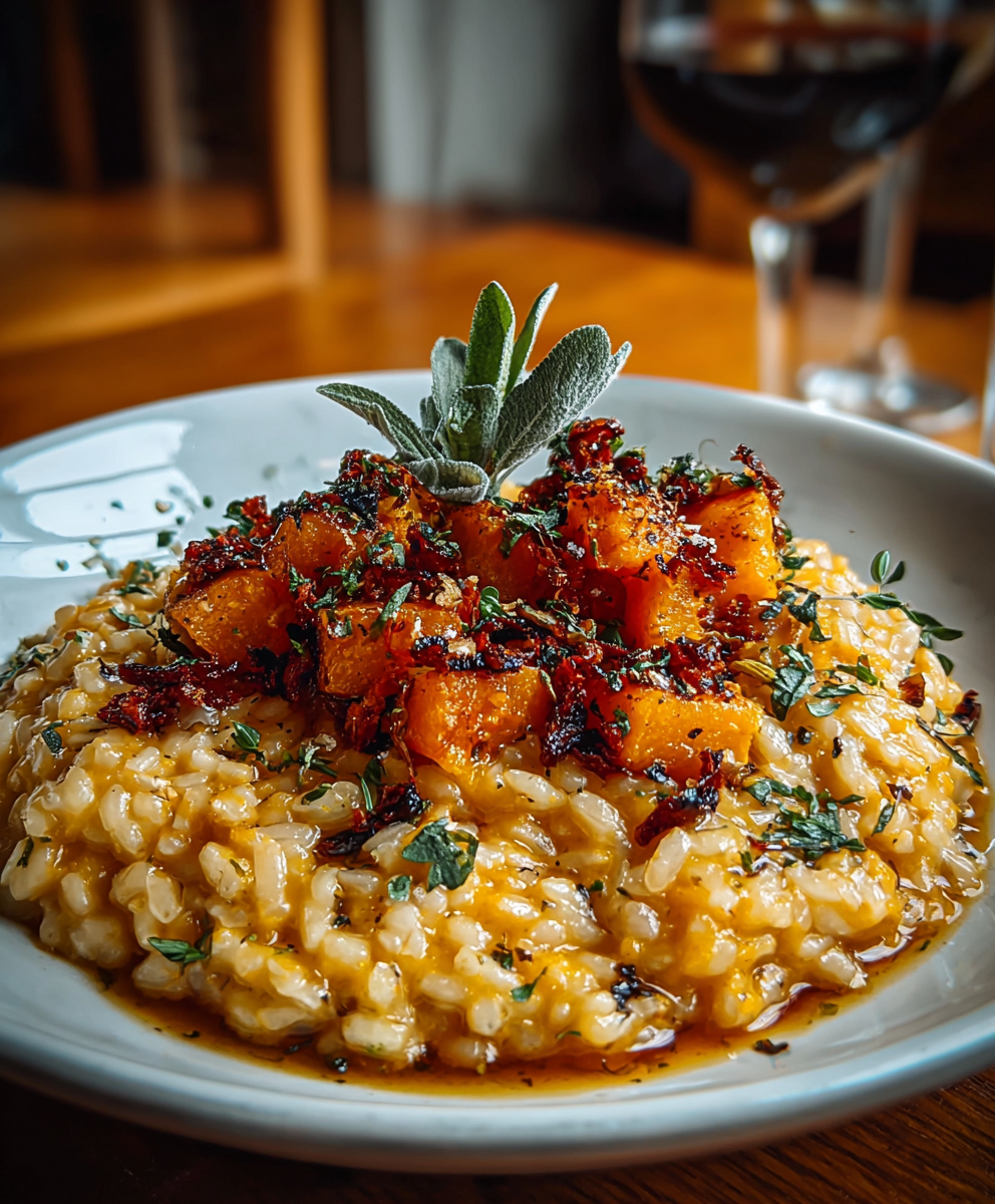Roasted Butternut Squash Risotto