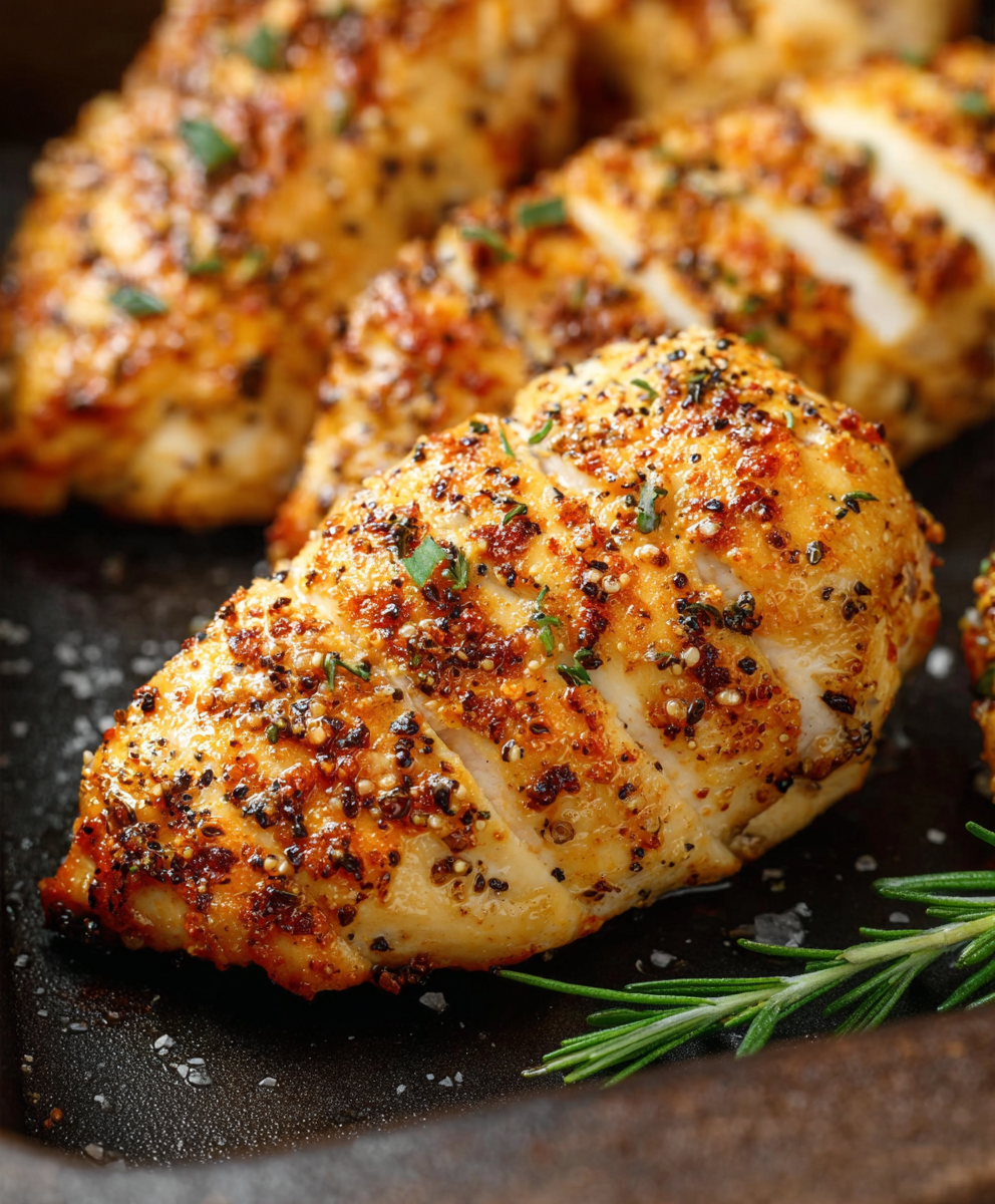 Mouth-Watering Parmesan Mayo Chicken Breast