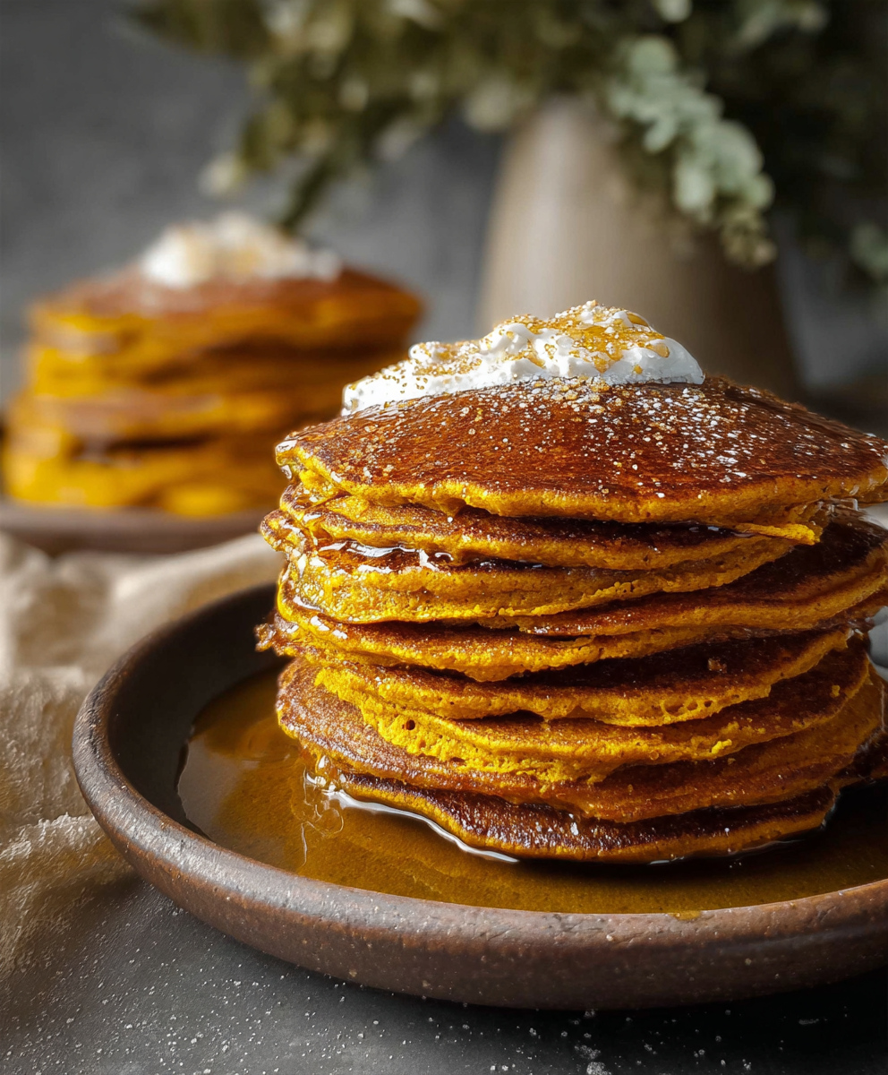 Fluffy Pumpkin Pancakes
