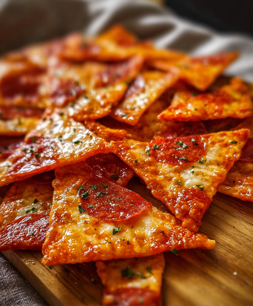 Crispy Pizza Chips