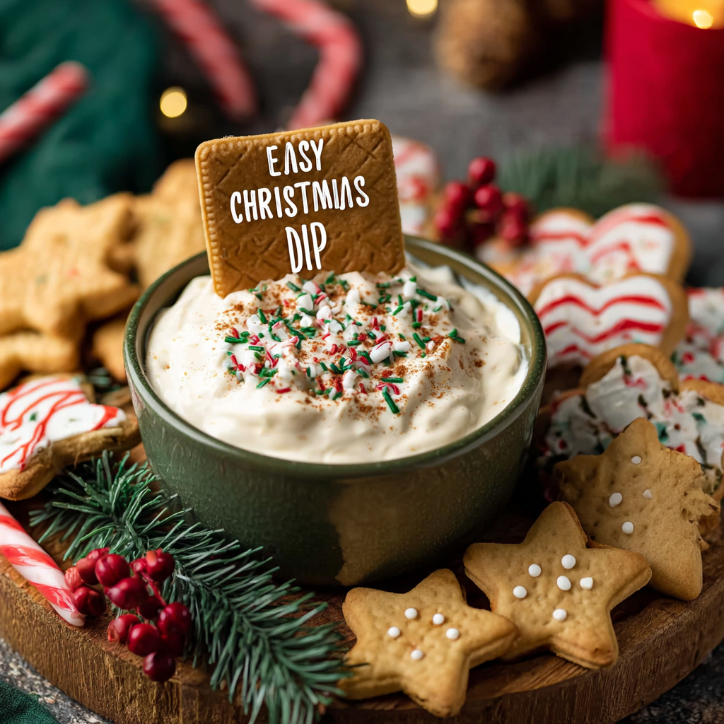 Easy Christmas Cookie Dip