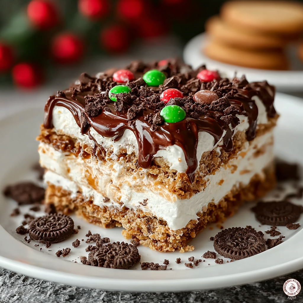 No-Bake Cookie Lasagna