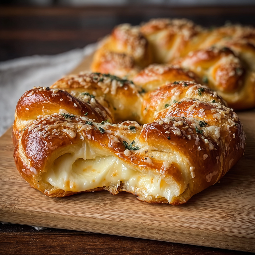 Pretzels on baking sheet with rosemary