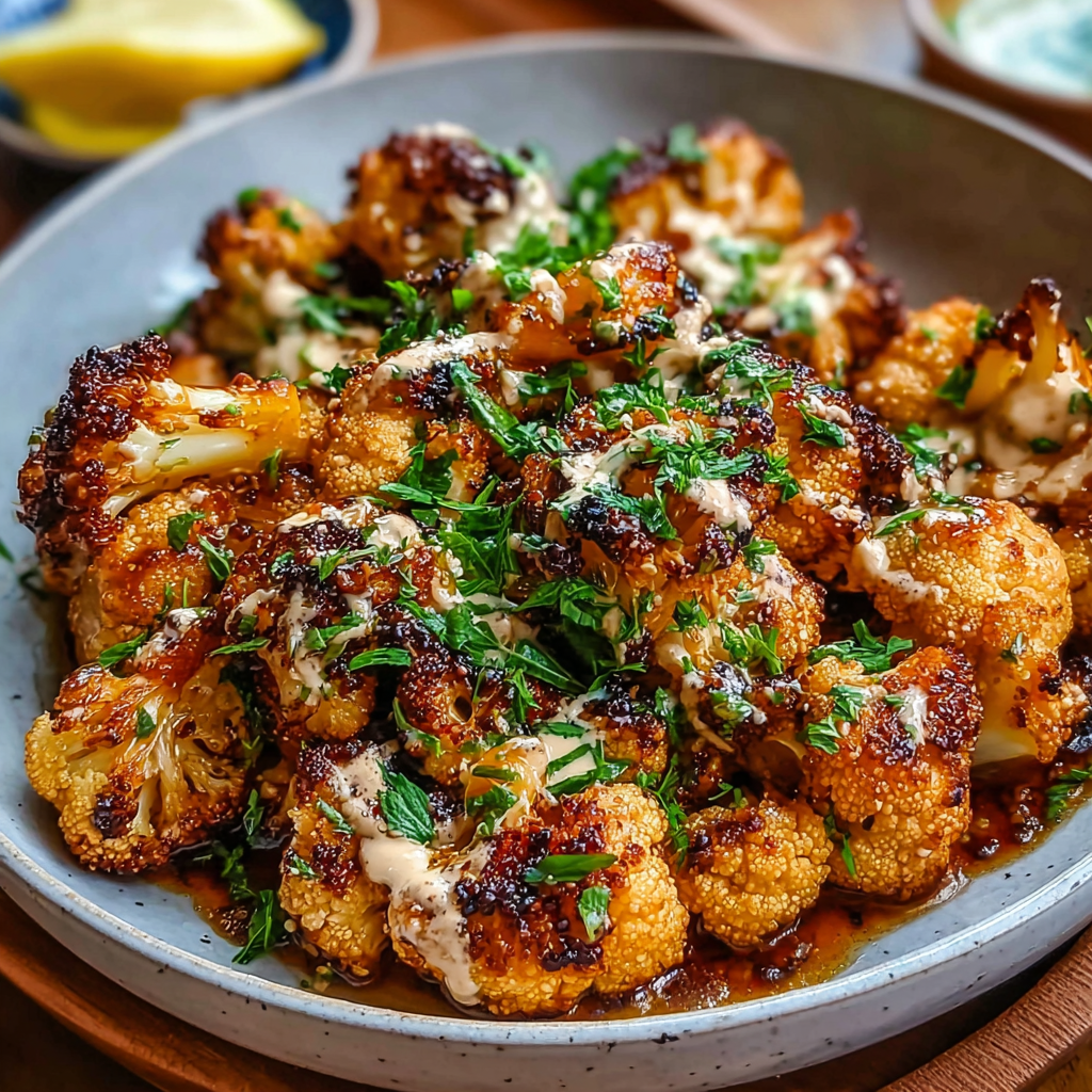 Tahini and honey dressing in small bowl