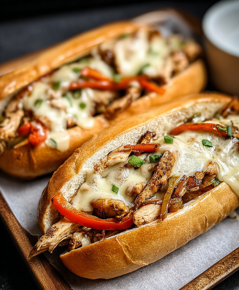 Chicken Philly Cheese Steaks