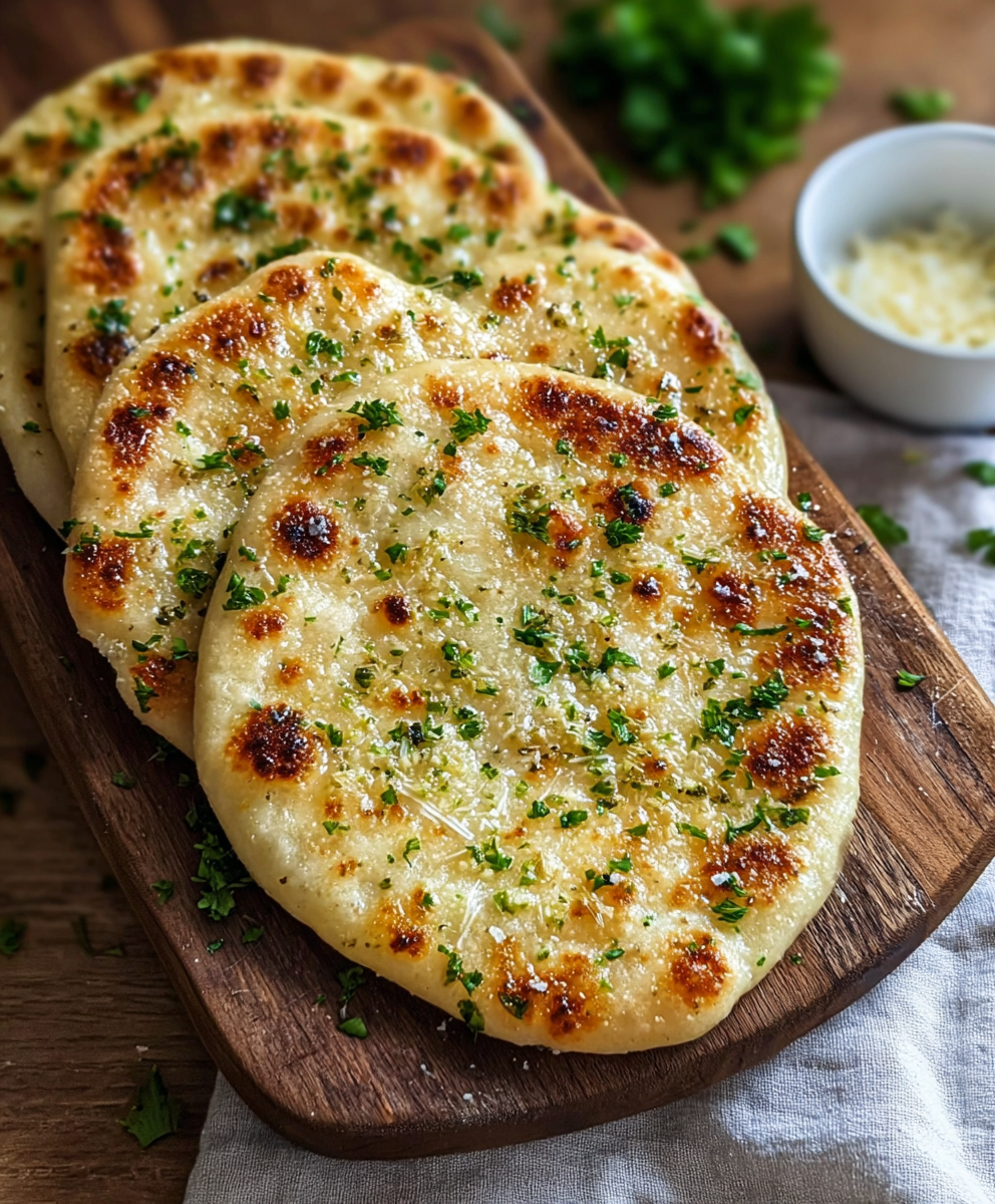 Garlic Parmesan Flatbread