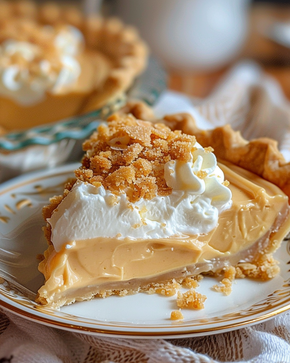 Amish Peanut Butter Cream Pie