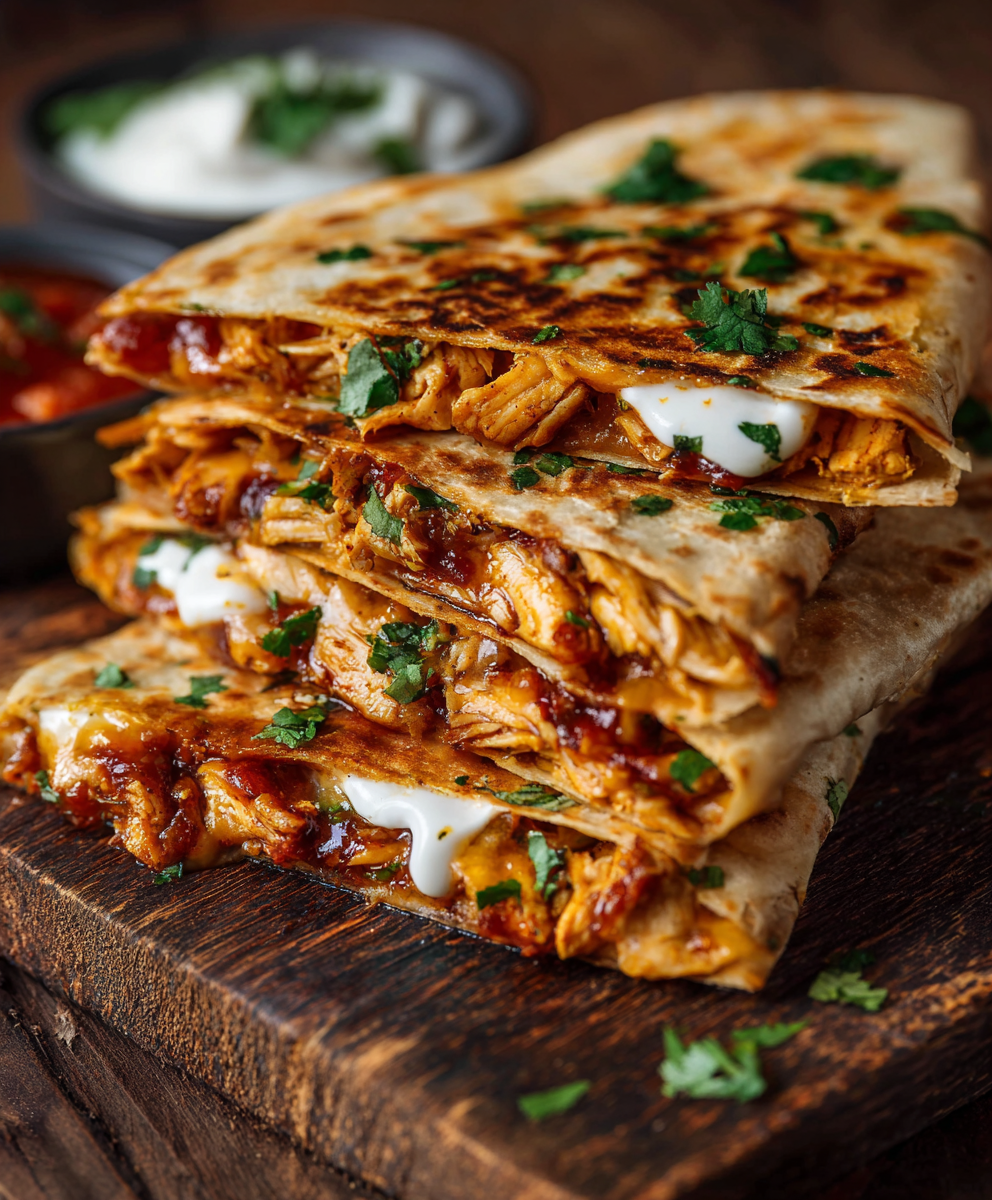 BBQ Chicken Quesadillas