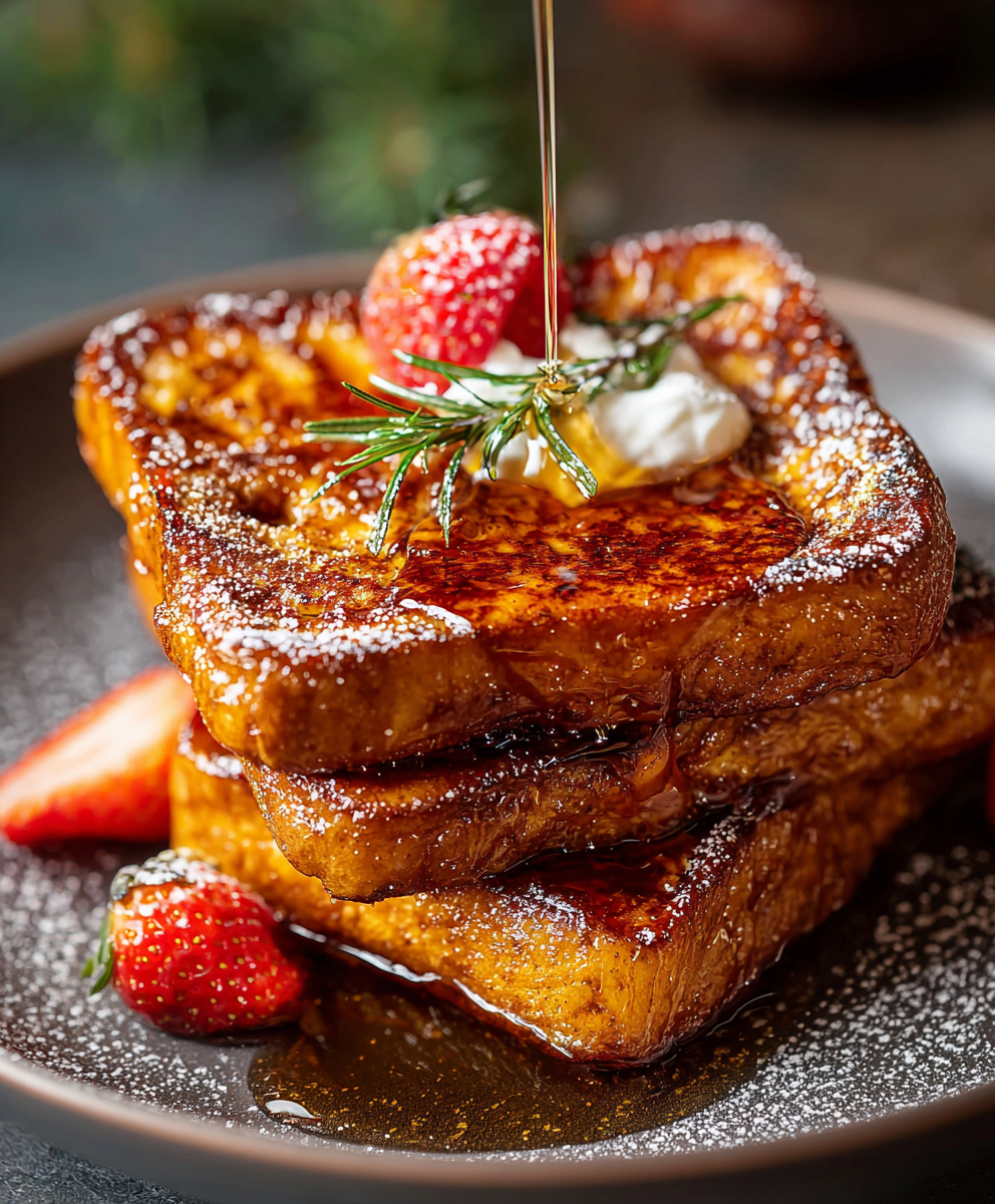 Pumpkin French Toast Breakfast