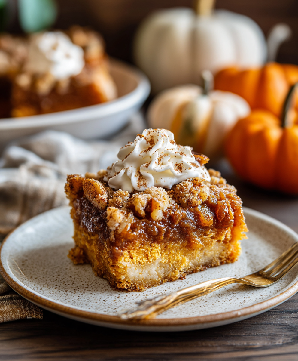 Easy Pumpkin Dump Cake