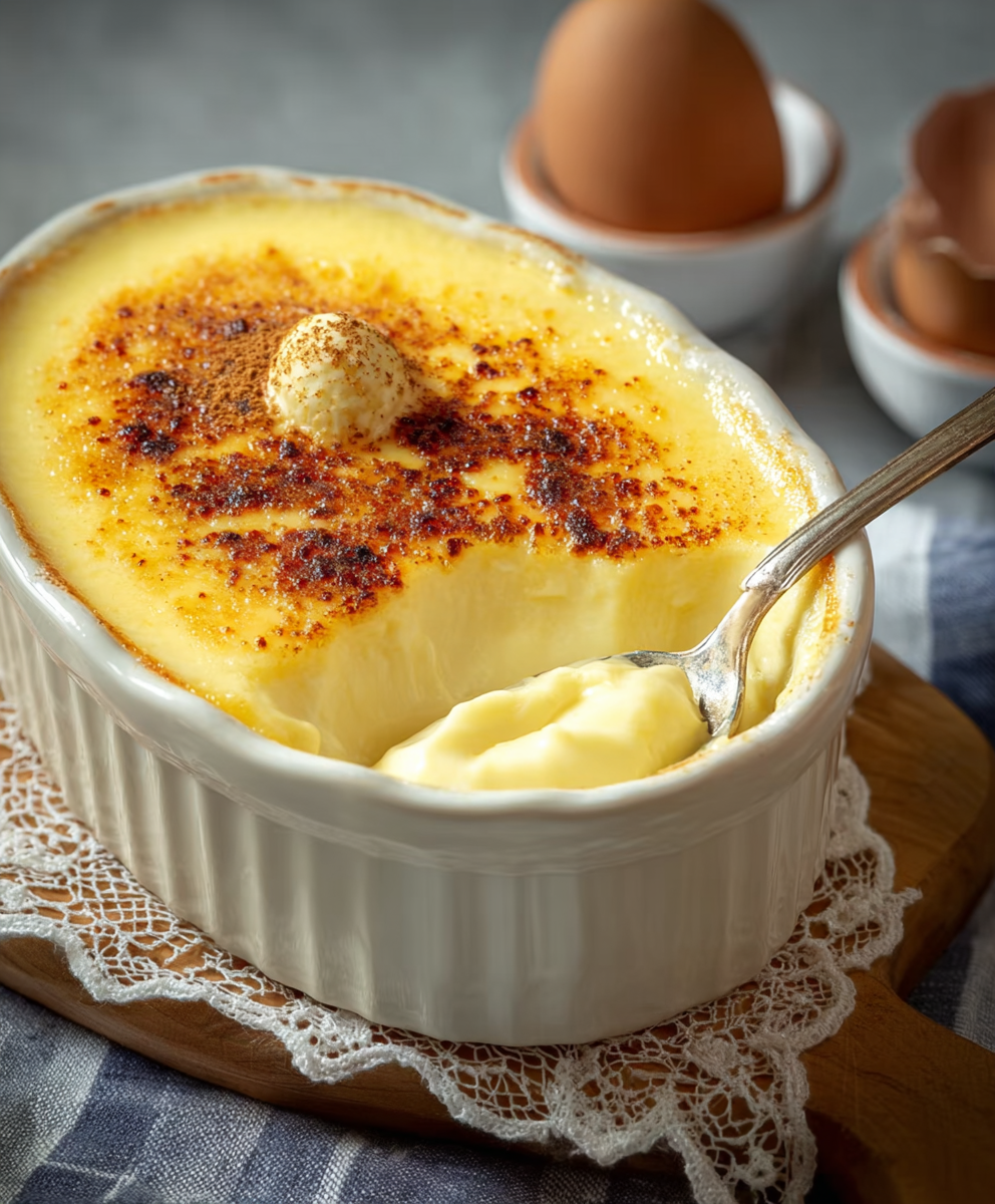 Dreamy Warm Baked Custard