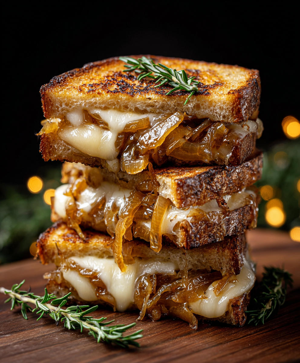 Toasted sourdough sandwich cut in half