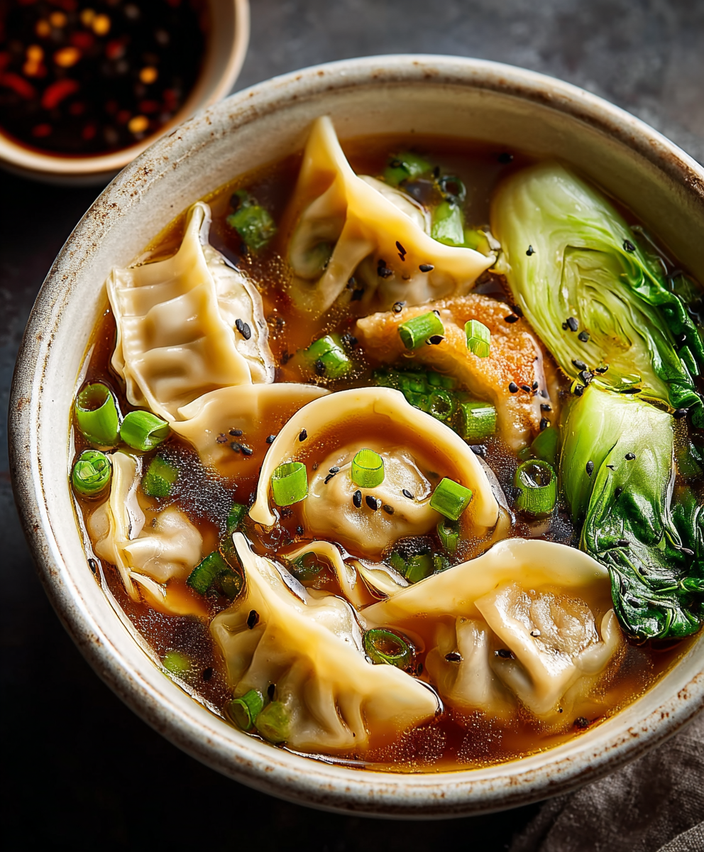 Comforting Potsticker Soup