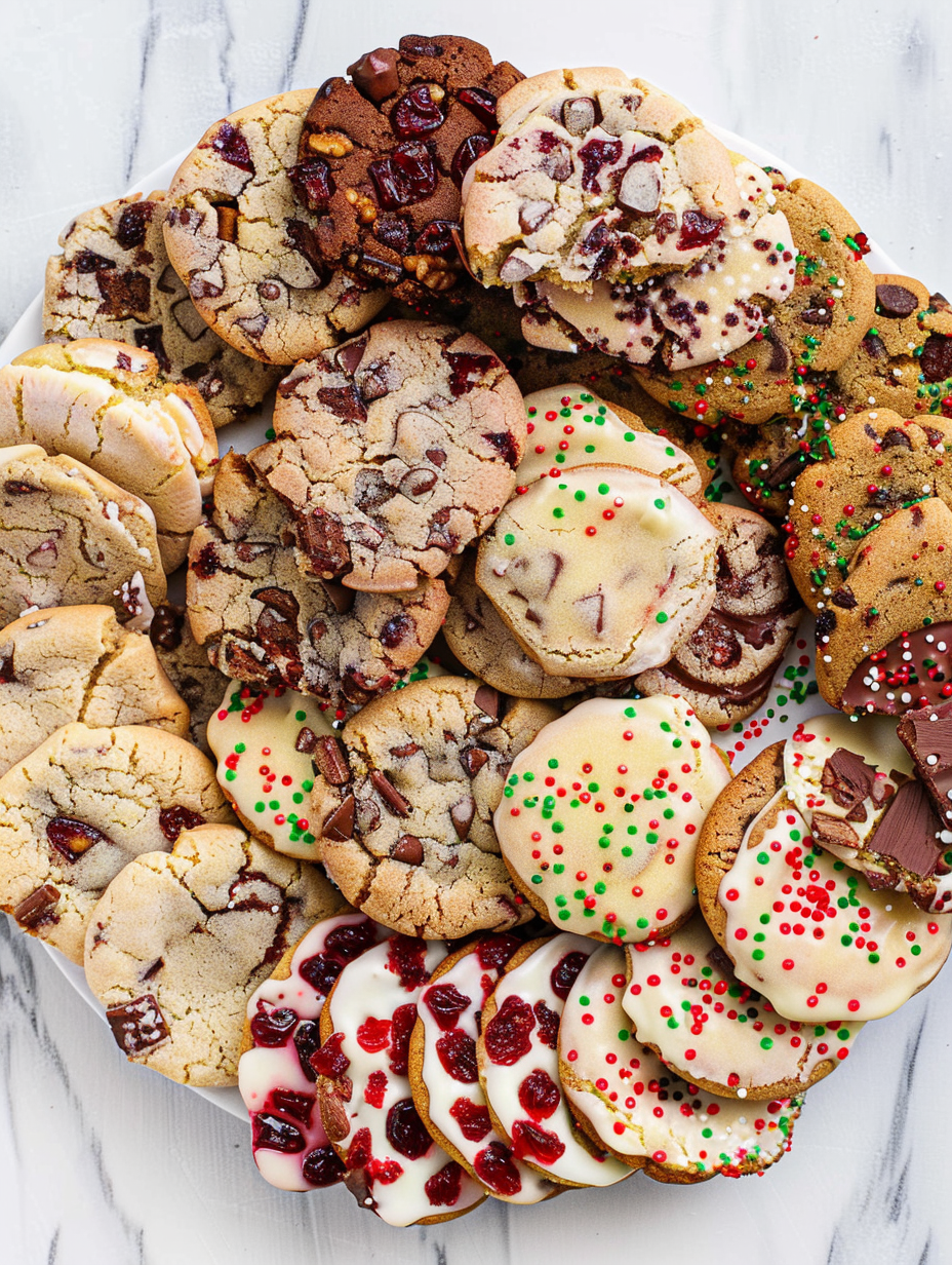 Christmas Slice & Bake Cookies (Holiday Cookie Box)
