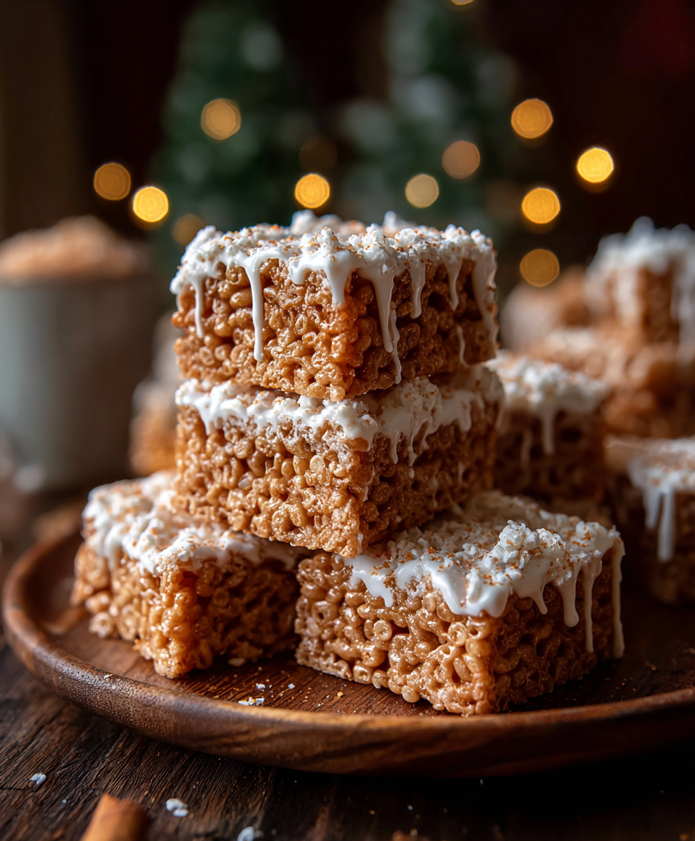Close-up of spiced marshmallow mixture