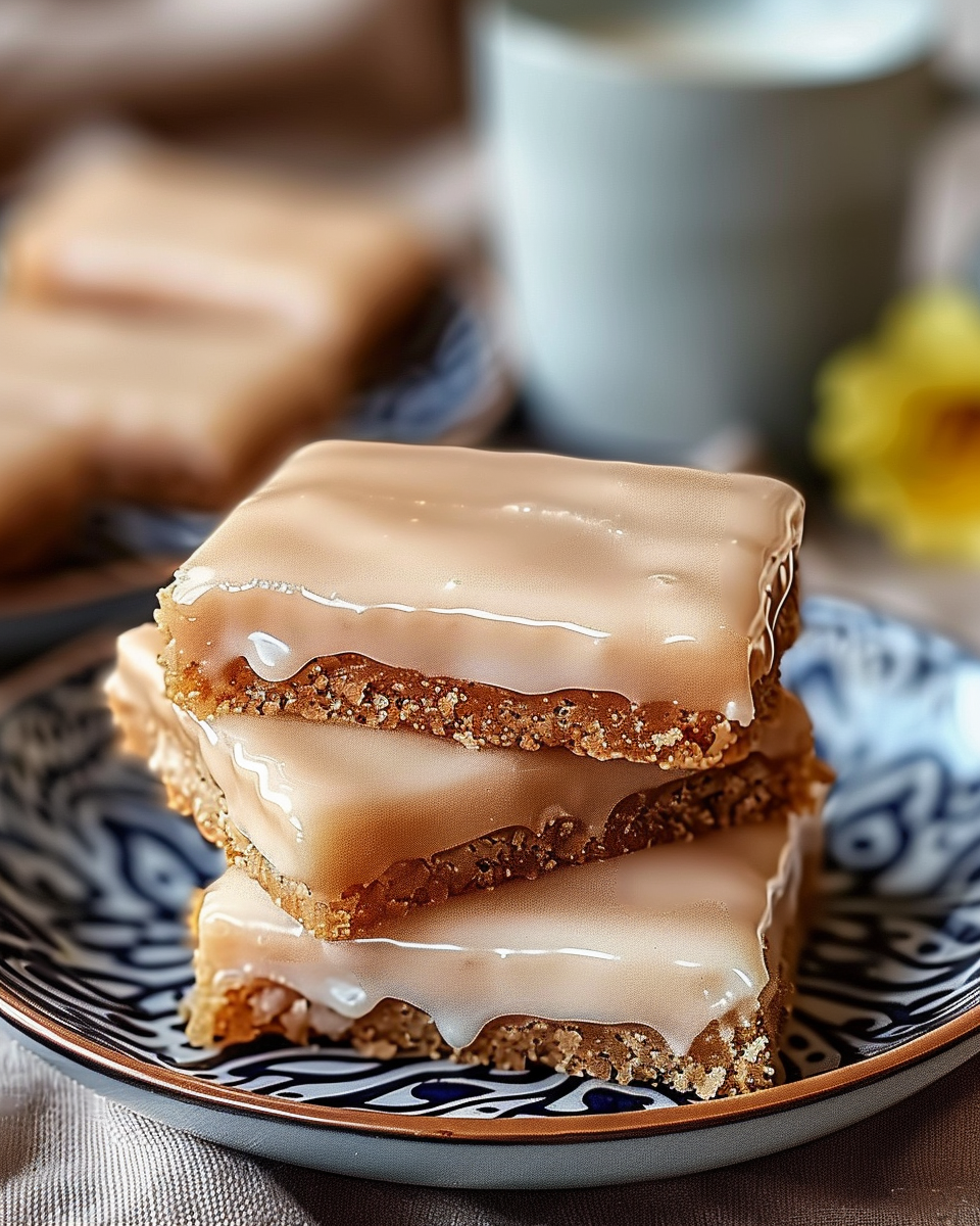 Soft Baked Maple Donut Bars