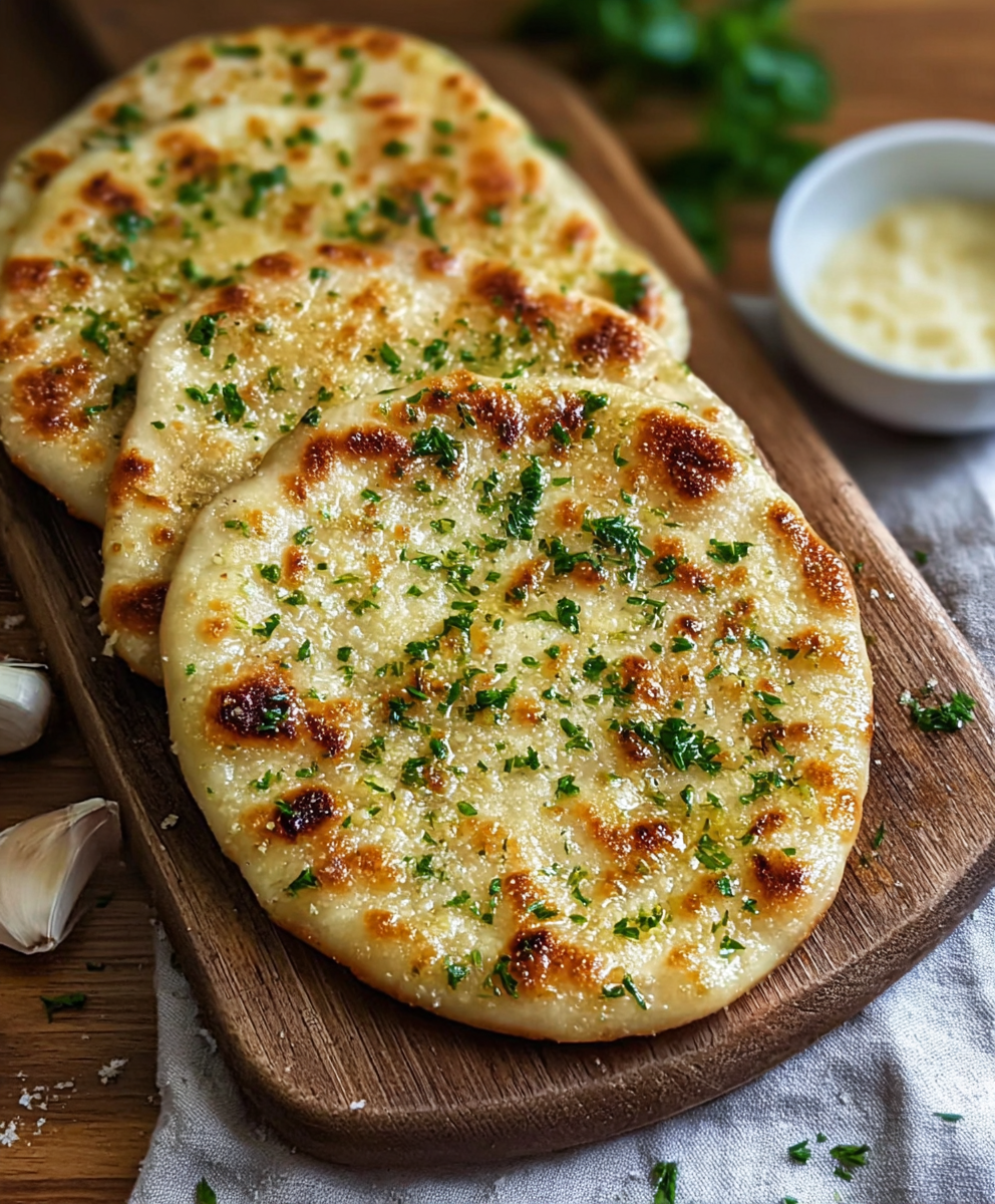 Garlic Parmesan Flatbread