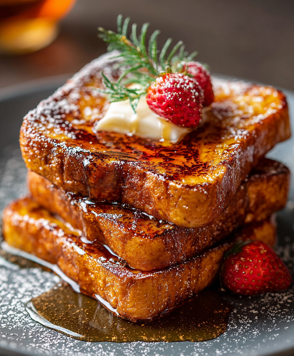 Pumpkin French Toast Breakfast