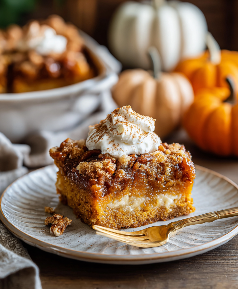 Easy Pumpkin Dump Cake