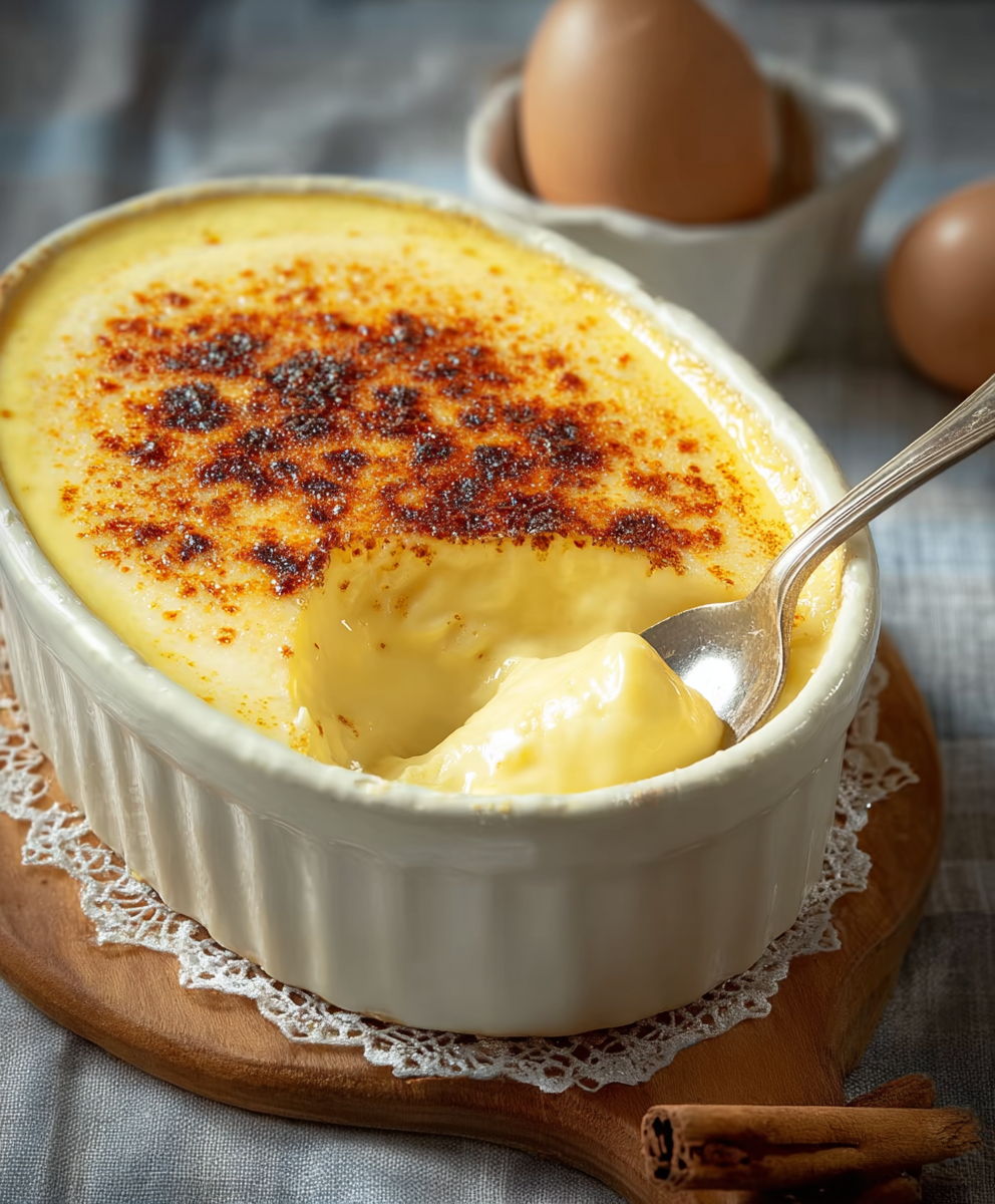 Dreamy Warm Baked Custard