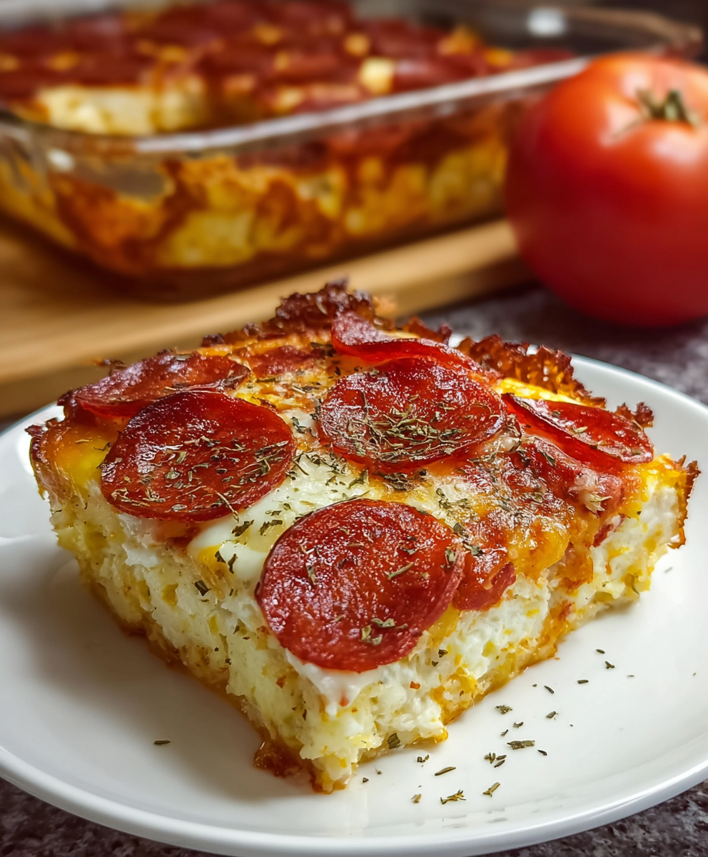 Pizza Style Cottage Cheese Bake