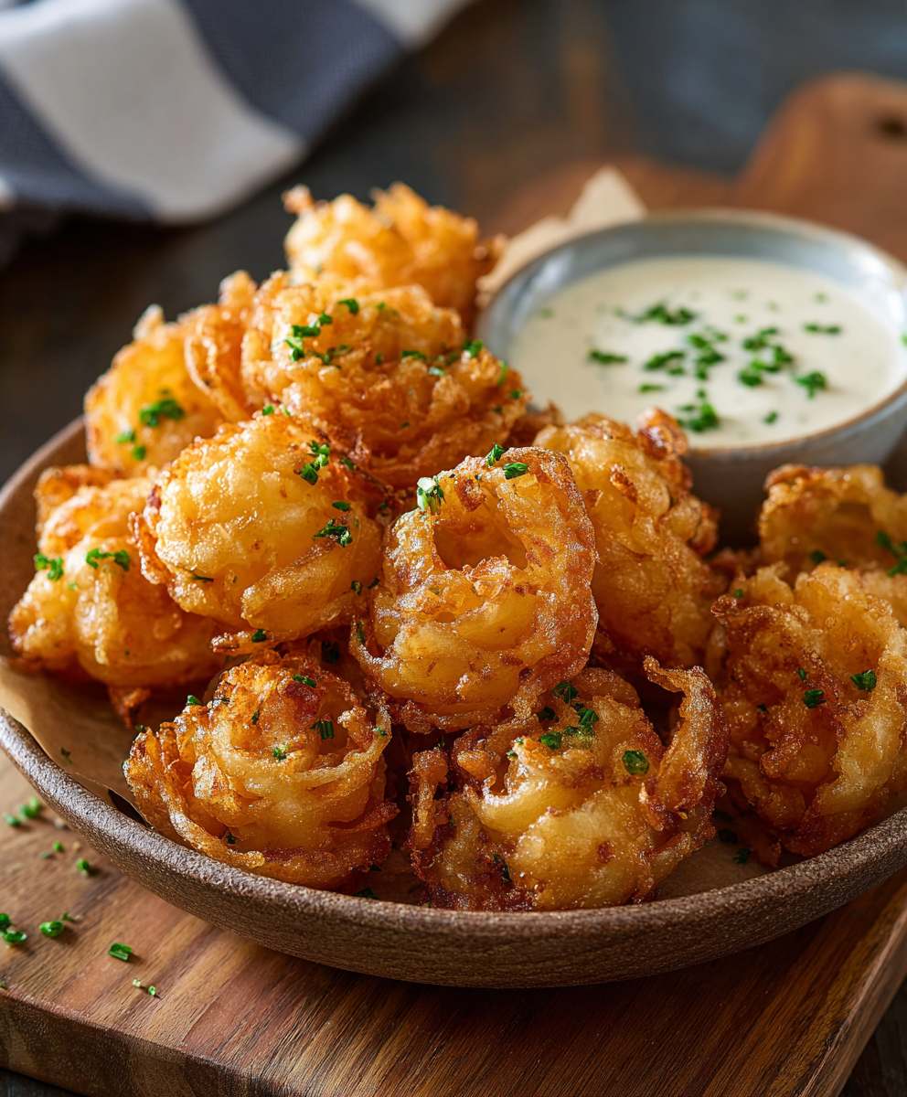 Bloomin’ Onions with Buttermilk Ranch
