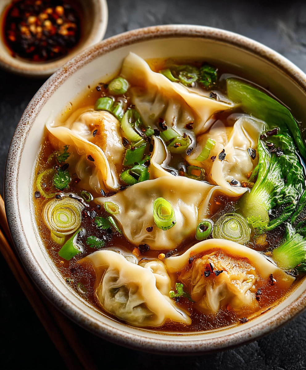 Comforting Potsticker Soup