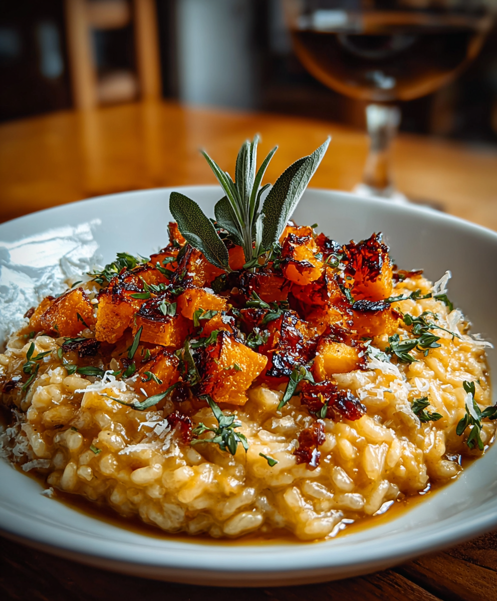 Roasted Butternut Squash Risotto