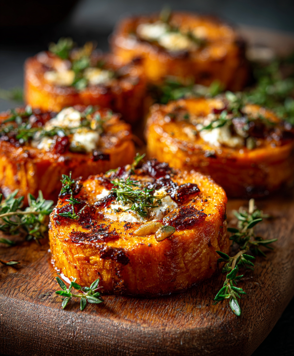 Roasted Sweet Potato Rounds