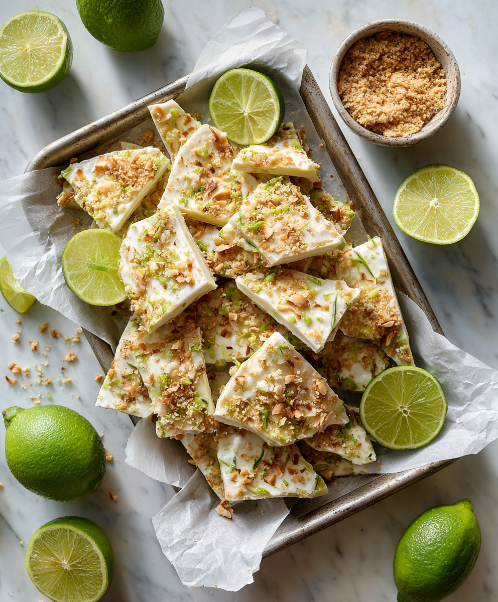 Key Lime Pie Yogurt Bark