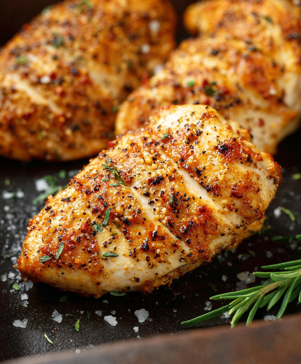 Mouth-Watering Parmesan Mayo Chicken Breast