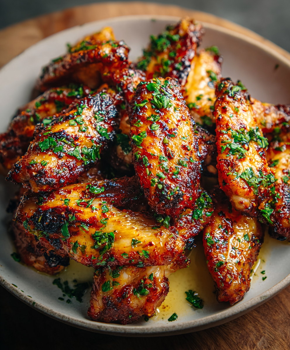 Cajun Garlic Chicken Wings