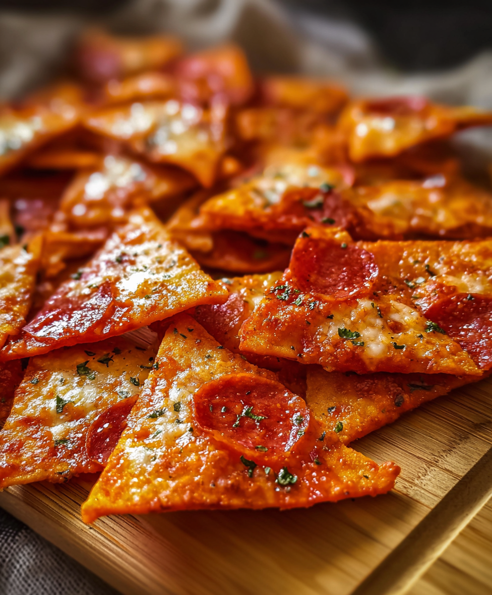 Crispy Pizza Chips