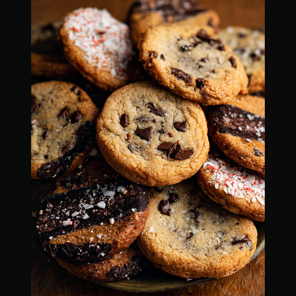 Slice and bake cookies on parchment