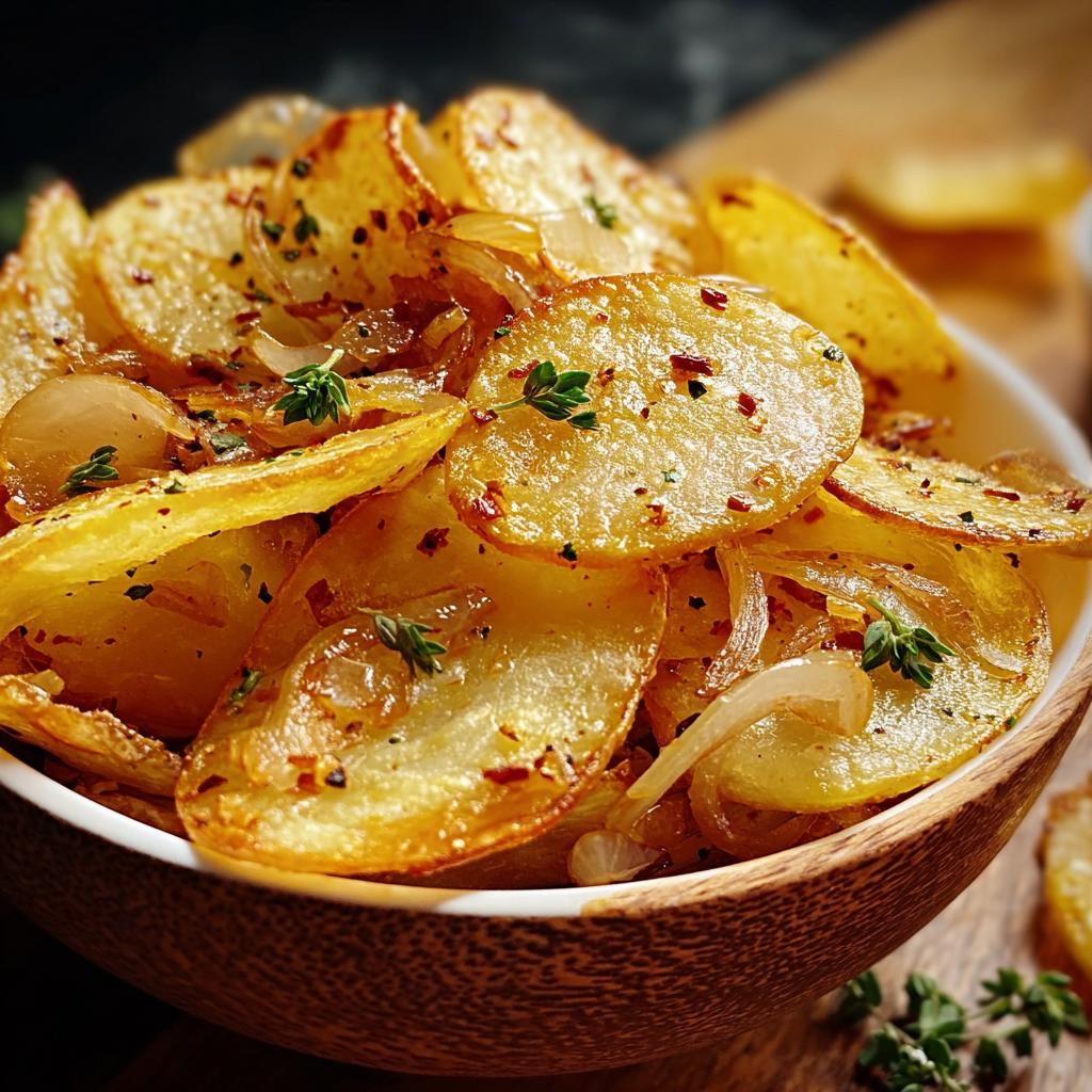 Slow cooker potatoes with butter and parsley
